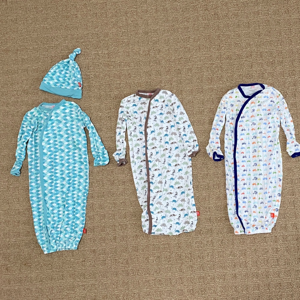 3 MagneticMe Newborn-3 months sleep sacks